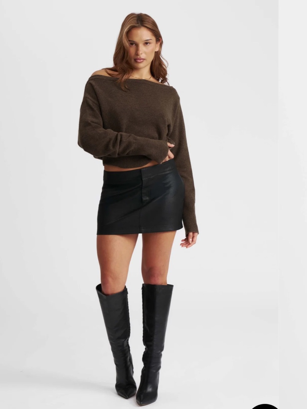 All Things Golden THE PEBBLED™ LOW RISE MINI SKIRT